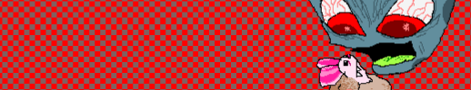 pixelated... bunnies flash