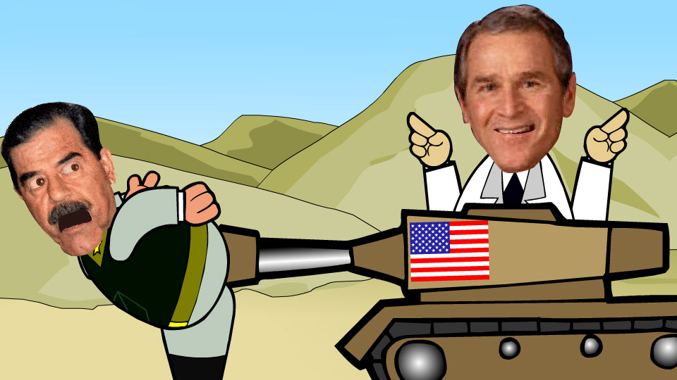 Bomb Saddam!