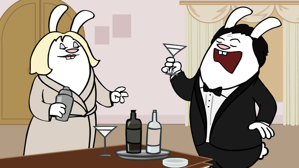 James Bond in 30 Seconds (and re-enacted by Bunnies)