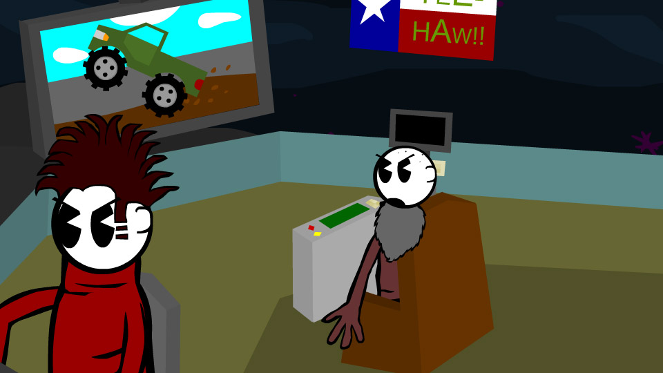 Billy & Granpappy in Dark Space