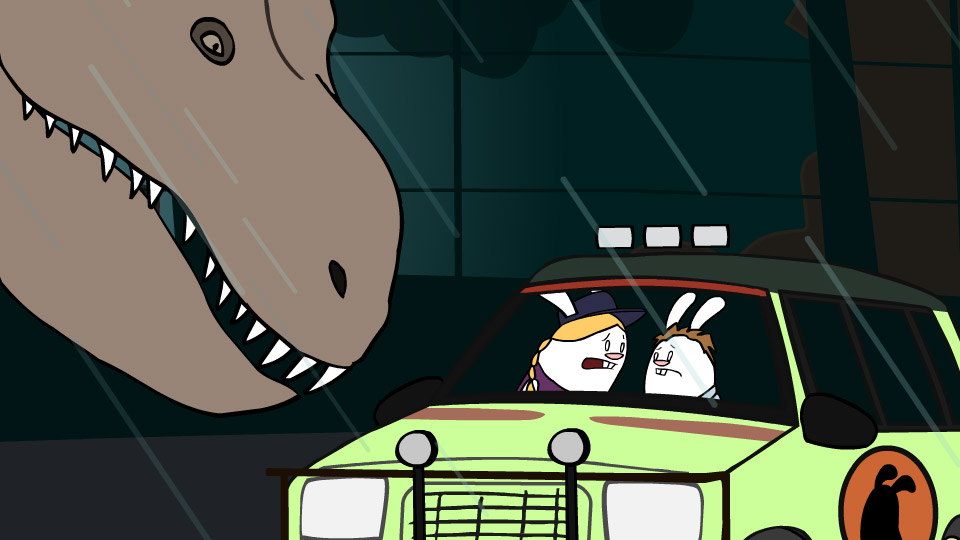 Jurassic Park in 30 Seconds (and re-enacted by Bunnies)