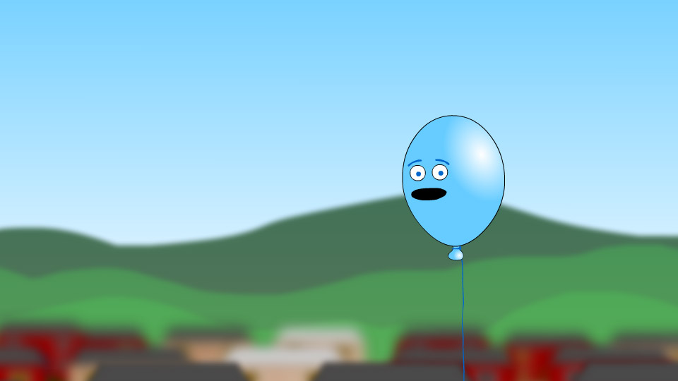 Lonely Blue Balloon