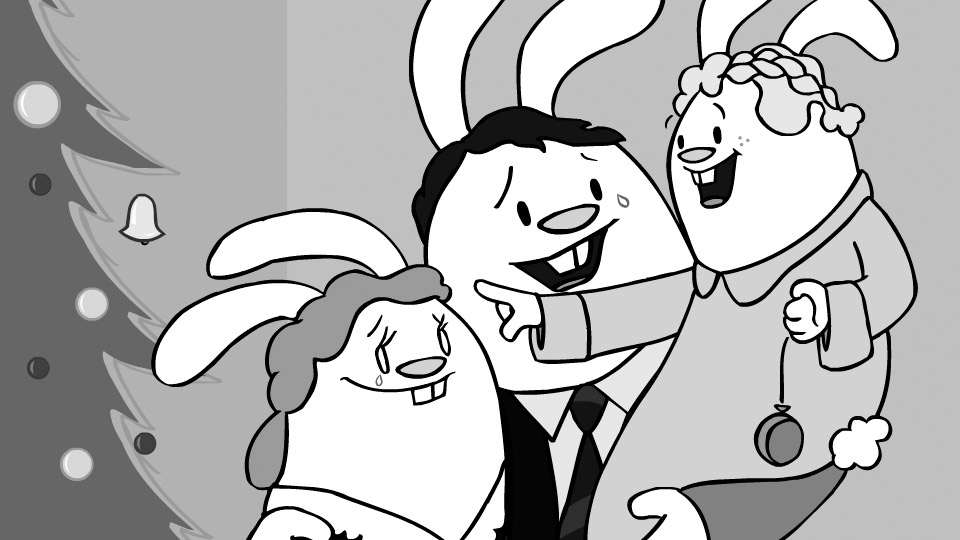 It's A Wonderful Life in 30 Seconds (and re-enacted by Bunnies)
