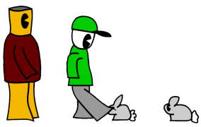 Boy and Robot are levelgrinding.
