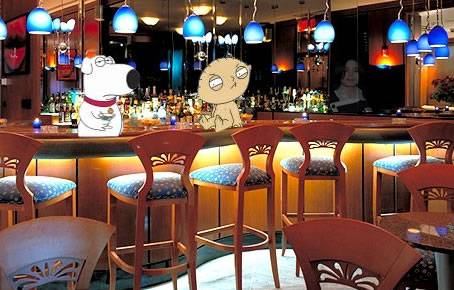 [Brian, Stewie and Michael Jackson]