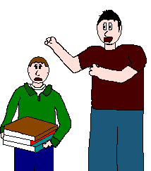 [A typical freshman.]