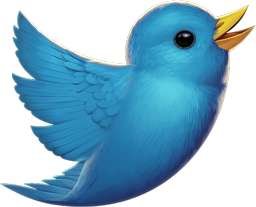 Twitter Blue Bird by Donate 4 Birds